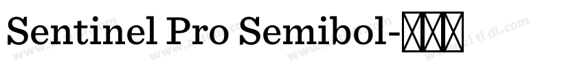 Sentinel Pro Semibol字体转换 Sentinel Pro Semibol字体转换
